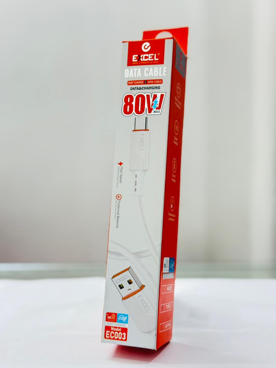 Excel 80W Super Fast Type-C Charging Cable